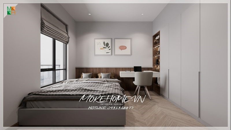 Bàn làm việc tại nhà bằng gỗ