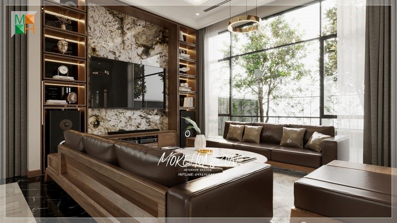 Thiết kế phòng khách nhà ống