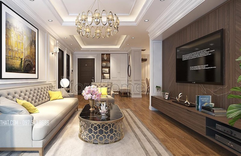 Thiết kế nội thất gỗ óc chó