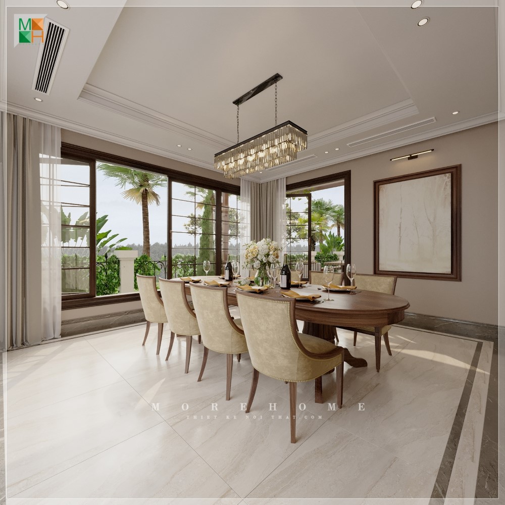 Thiết kế nội thất gỗ óc chó