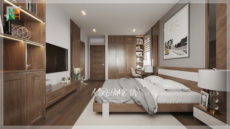 Nội thất phòng ngủ gỗ tự nhiên