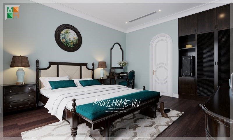 Nội thất phòng ngủ gỗ tự nhiên