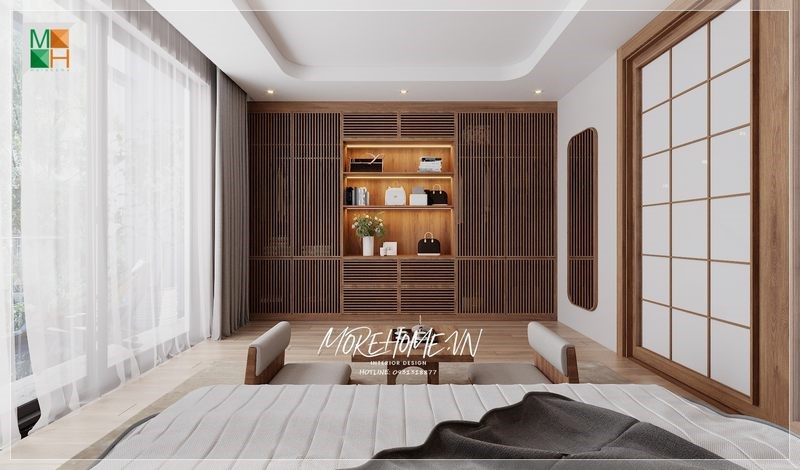 Nội thất phòng ngủ gỗ tự nhiên