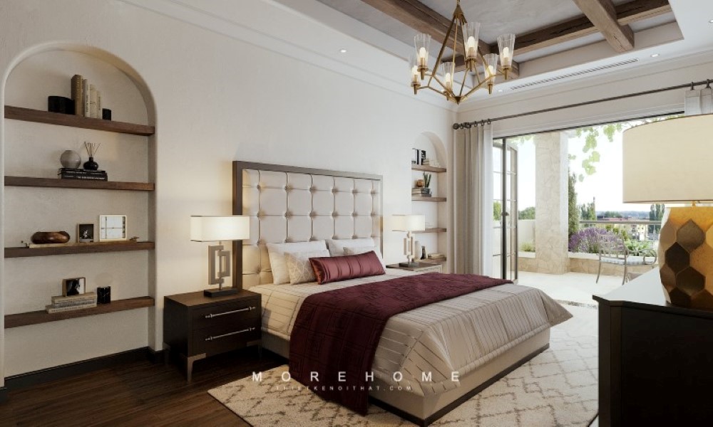 Nội thất phòng ngủ gỗ tự nhiên