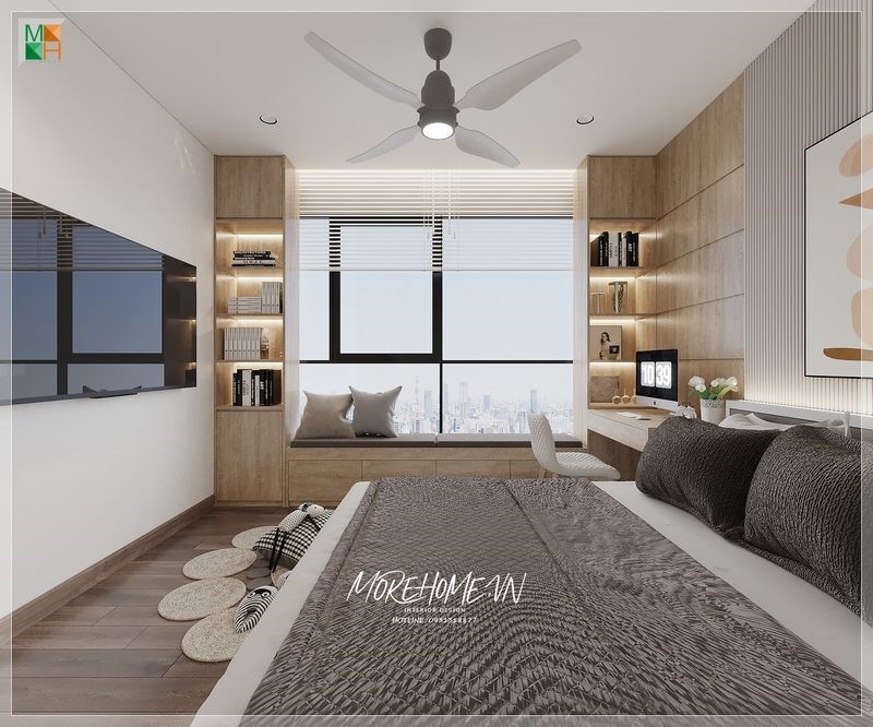 Nội thất phòng ngủ gỗ tự nhiên