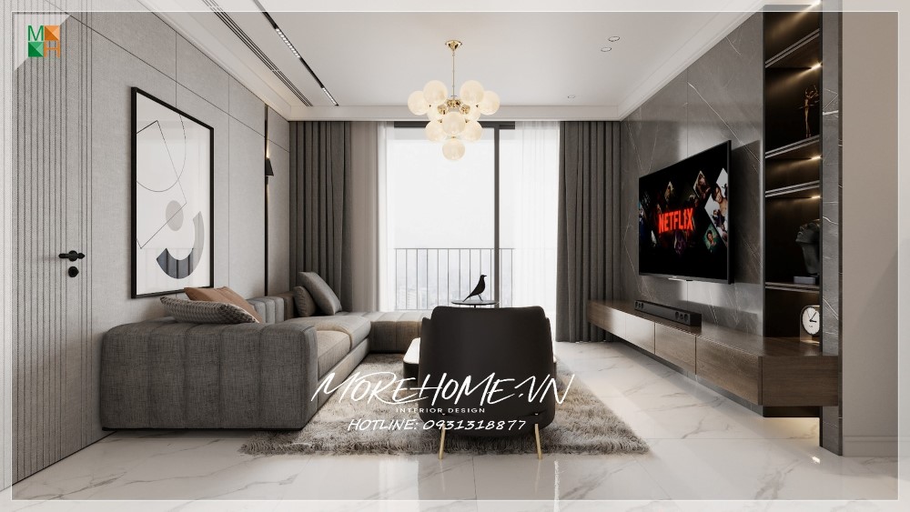 Thiết kế nội thất chung cư hiện đai, cao cấp