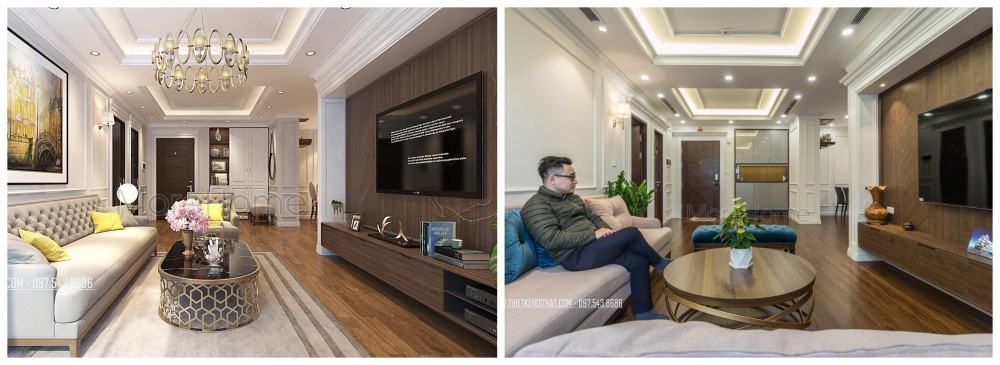 Thi công thiết kế nội thất chung cư trọn gói