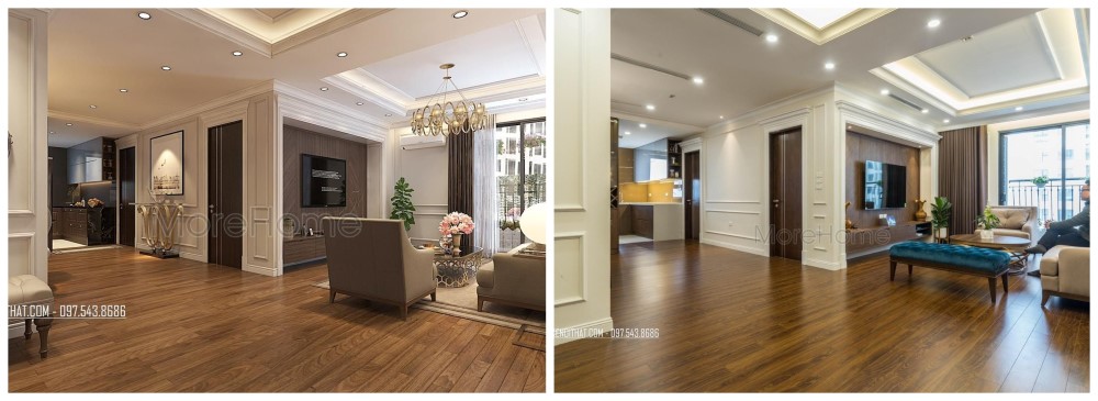 Thi công thiết kế nội thất chung cư trọn gói