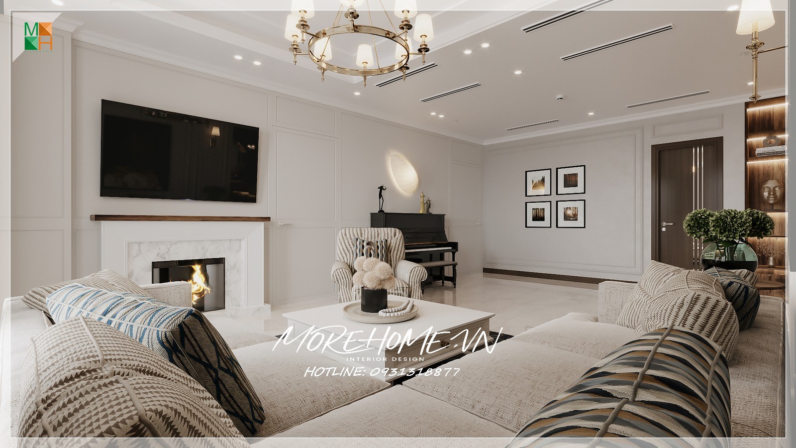 Thiết kế nội thất chung cư 100m2