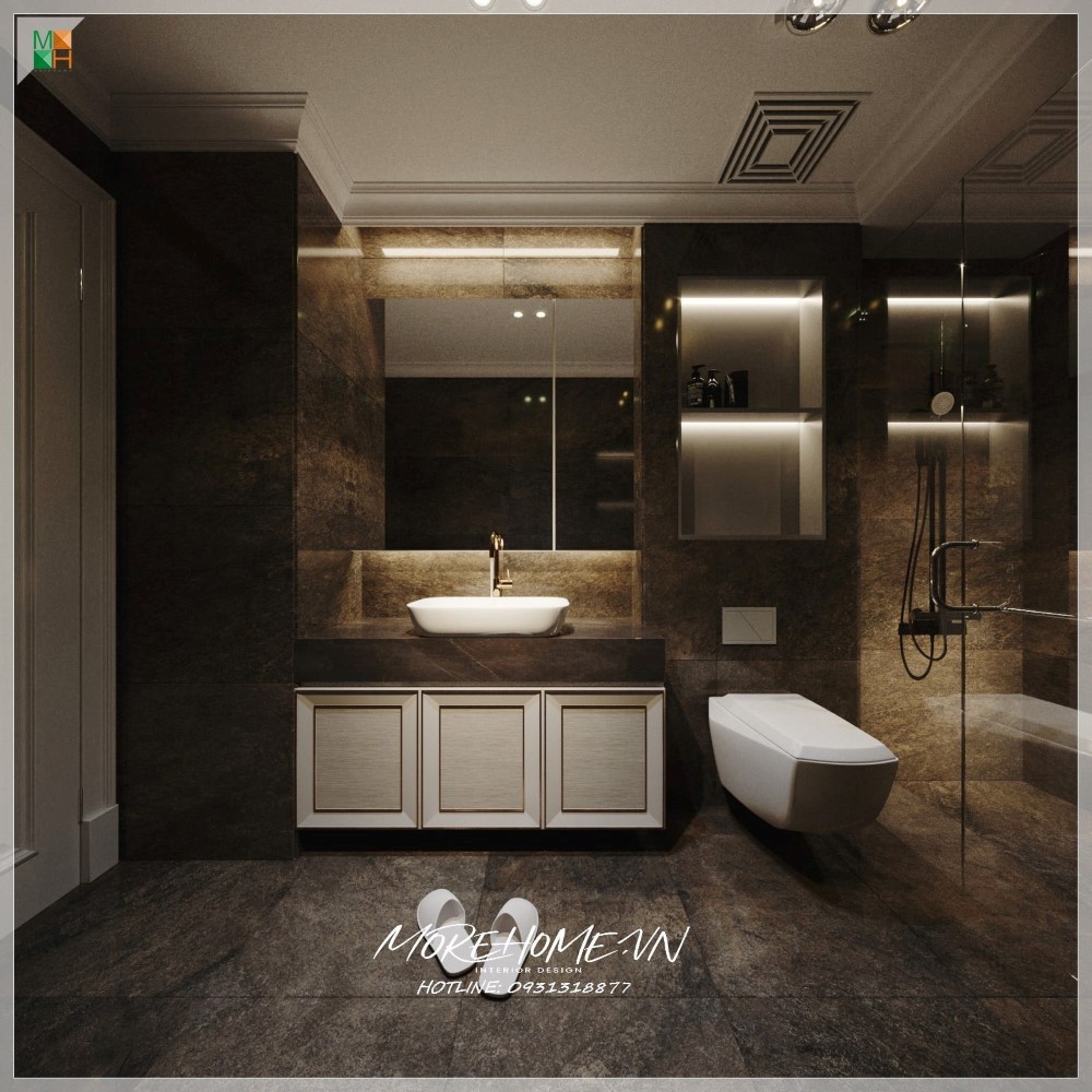 Thiết kế nội thất căn chung cư 110m2 cao cấp