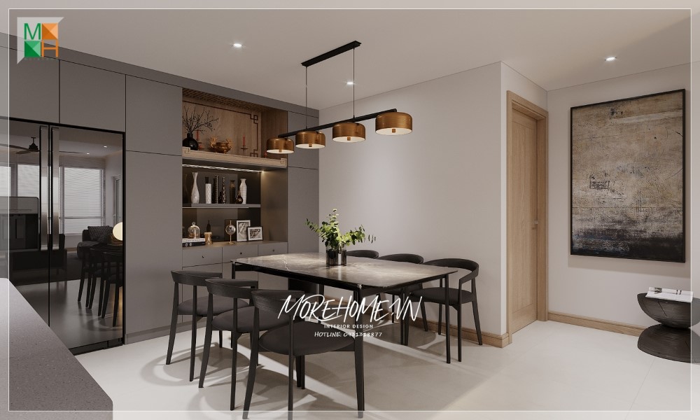  Thiết kế nội thất chung cư 80m2, 85m2, 86m2