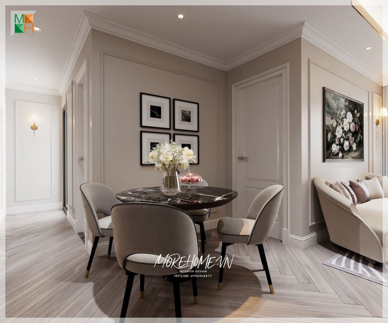  Thiết kế nội thất chung cư 80m2, 85m2, 86m2