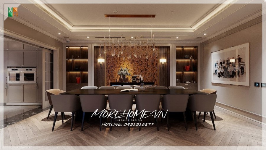 Thiết kế phòng ăn chung cư đẹp