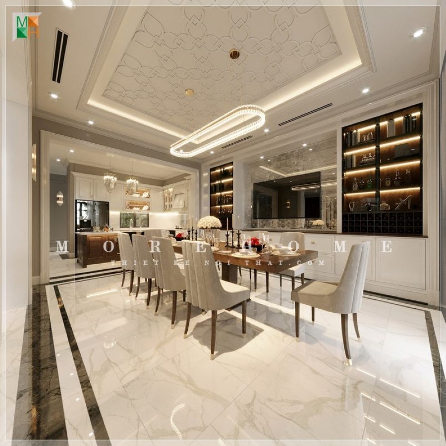 Thiết kế phòng ăn chung cư đẹp