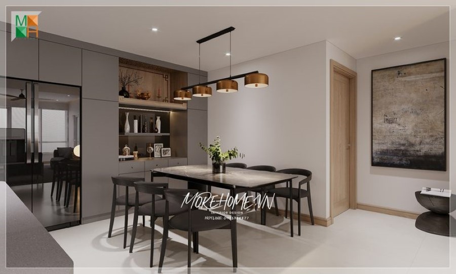 Thiết kế phòng ăn chung cư đẹp