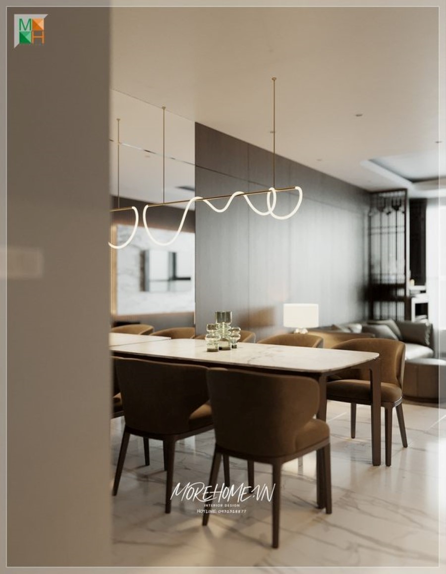 Thiết kế phòng ăn chung cư đẹp