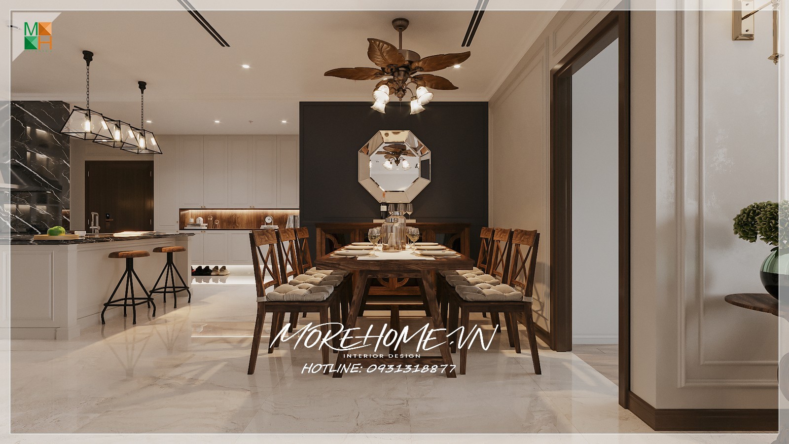 Thiết kế nội thất chung cư 90m2