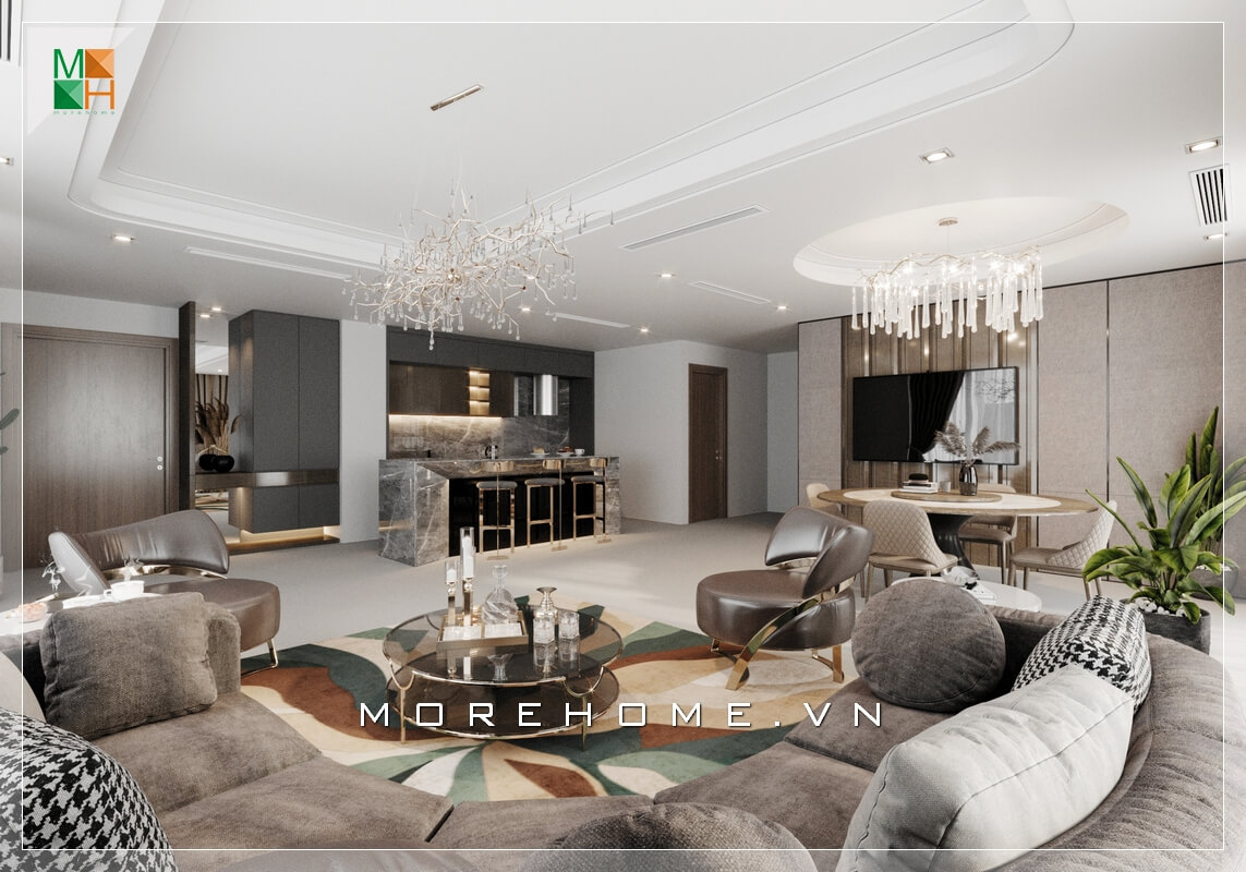 Thiết kế nội thất chung cư 90m2