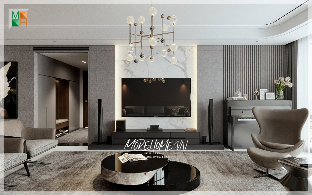 Thiết kế nội thất chung cư 90m2