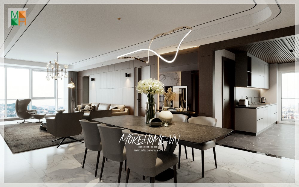 Thiết kế nội thất chung cư 90m2