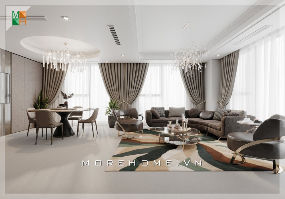 Thiết kế nội thất chung cư 90m2