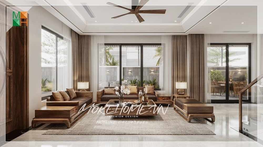 Thiết kế nội thất biệt thự đơn lập