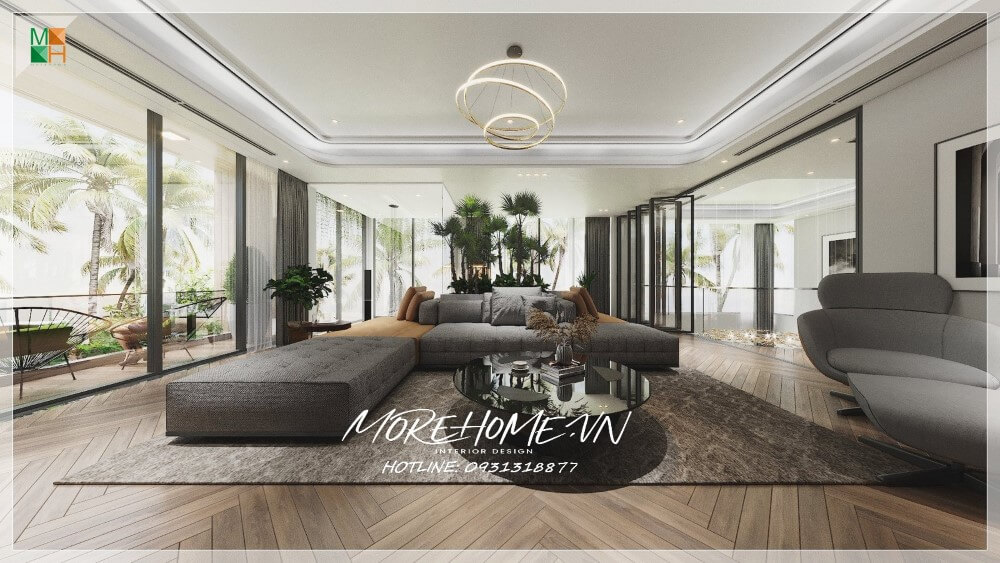 Thiết kế nội thất biệt thự hiện đại