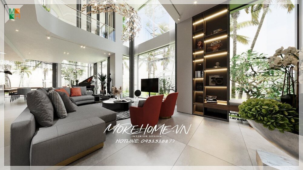 Thiết kế nội thất biệt thự hiện đại