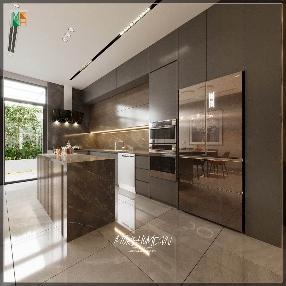 Thiết kế nội thất biệt thự song lập
