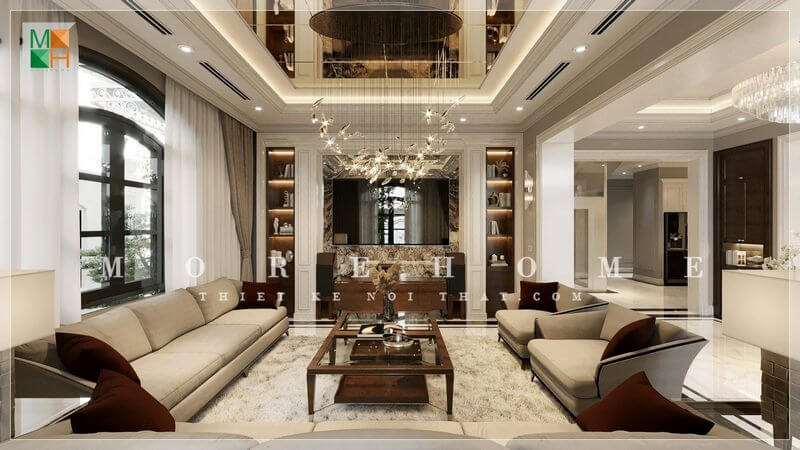 Thiết kế nội thất biệt thự hiện đại