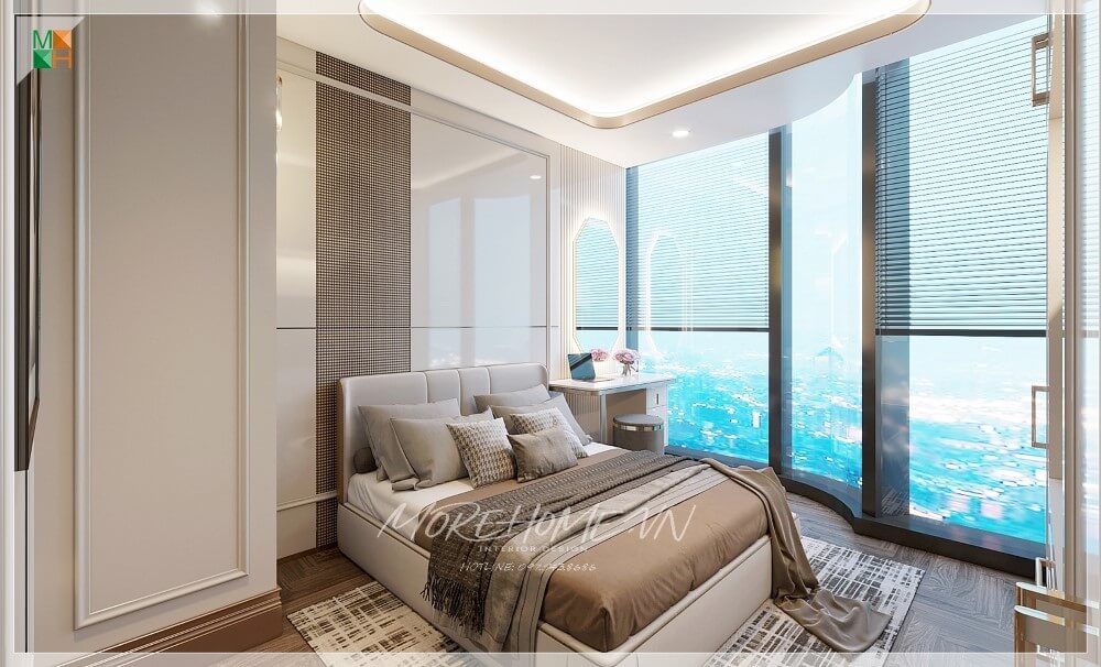 Thiết kế phòng ngủ biệt thự tân cổ điển