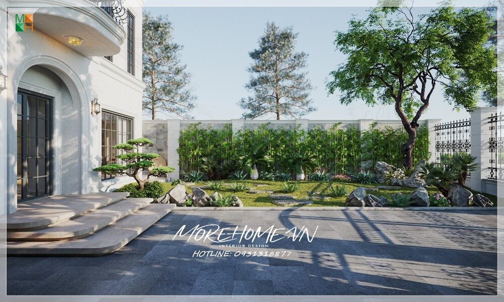 Trang trí ngoại thất sân vườn biệt thự
