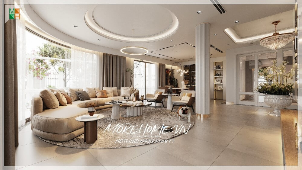Thiết kế nội thất biệt thự song lập