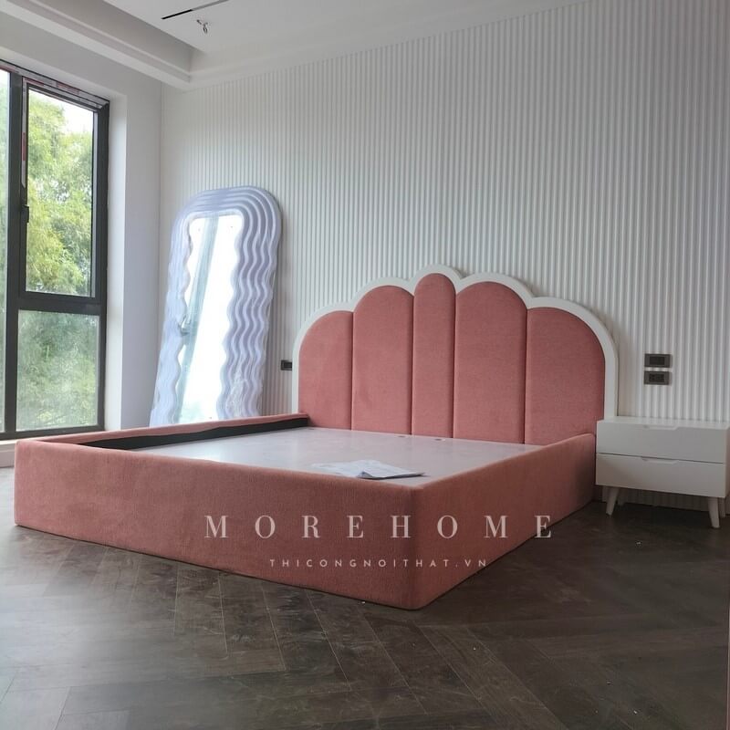 Thiết kế phòng ngủ màu hồng