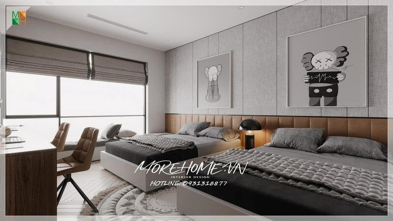 Thiết kế phòng ngủ bé trai