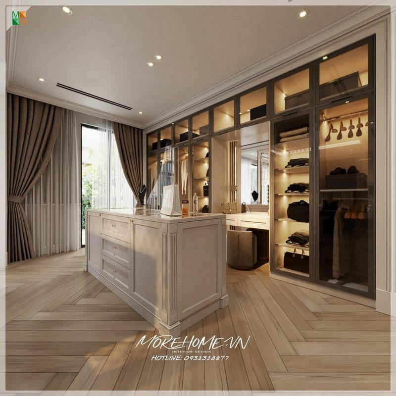 Thiết kế phòng thay đồ
