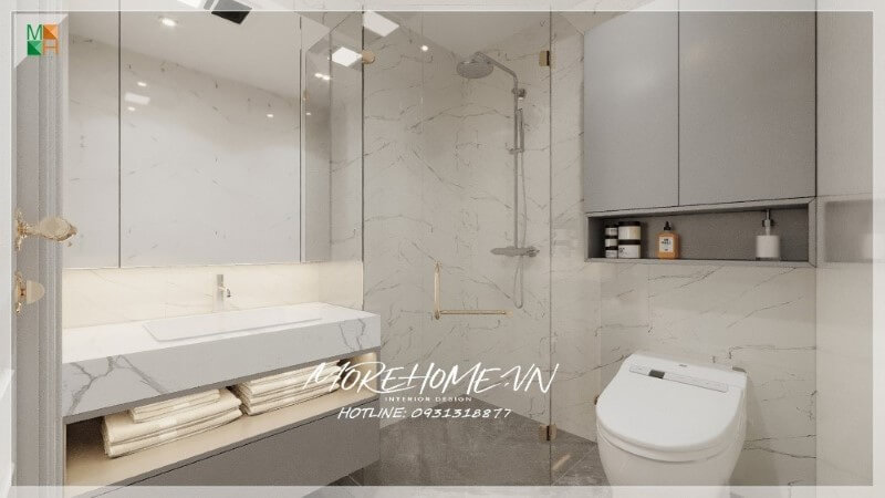 Thiết kế nhà vệ sinh nhỏ đẹp