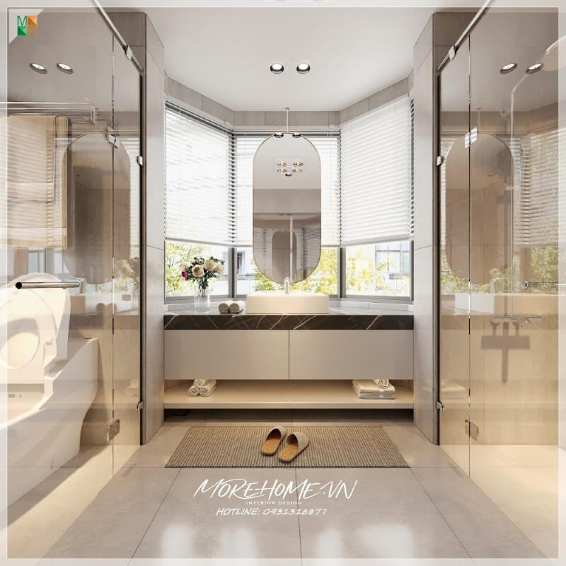Thiết kế nhà vệ sinh nhỏ đẹp