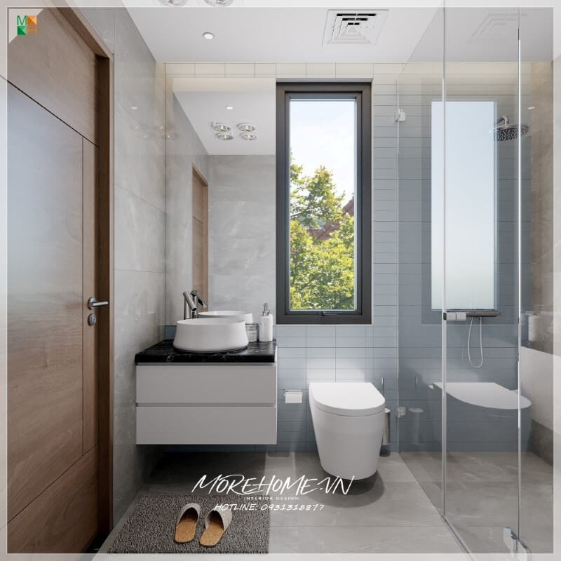 Thiết kế nhà vệ sinh nhỏ đẹp