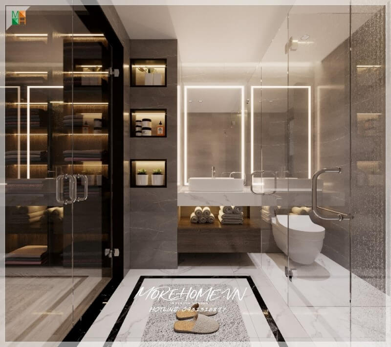 Thiết kế nhà vệ sinh nhỏ đẹp