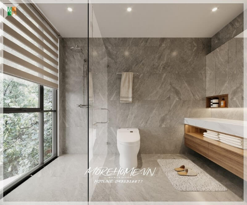 Thiết kế nhà vệ sinh nhỏ đẹp