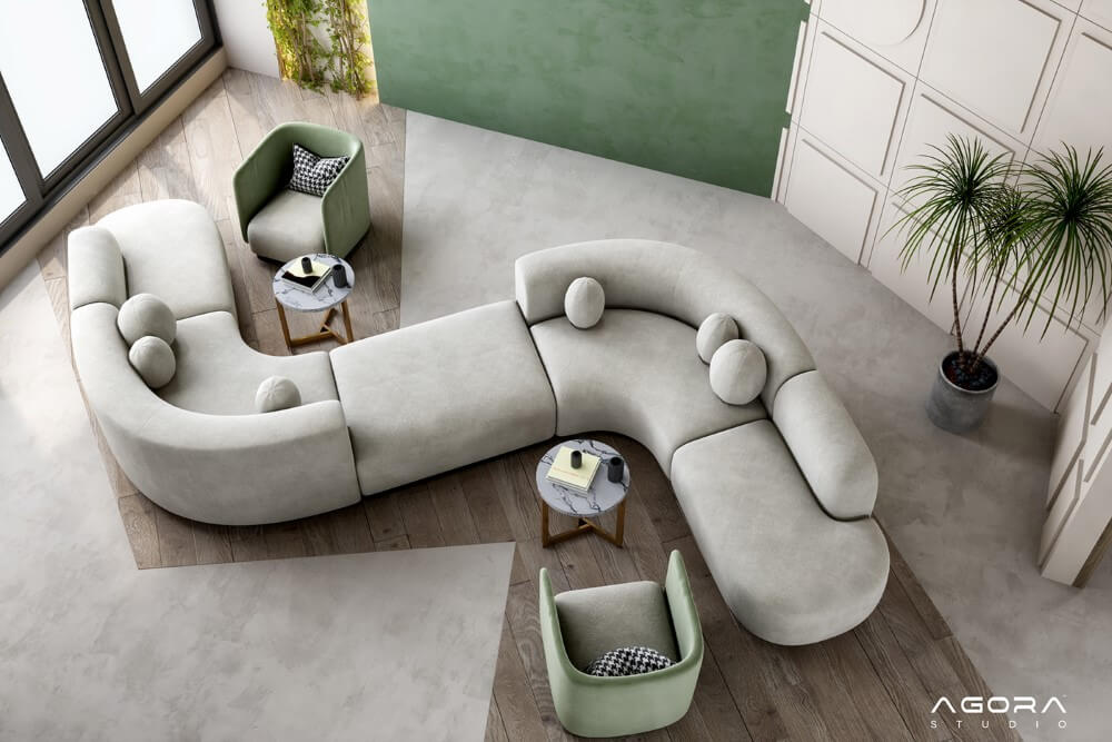 Sofa văn phòng hiện đại