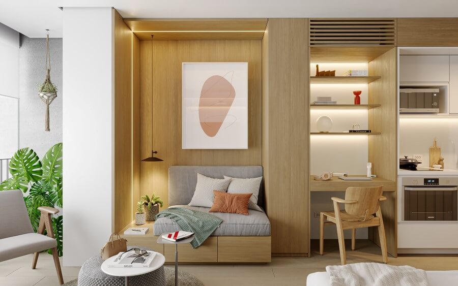 Thiết kế căn hộ studio