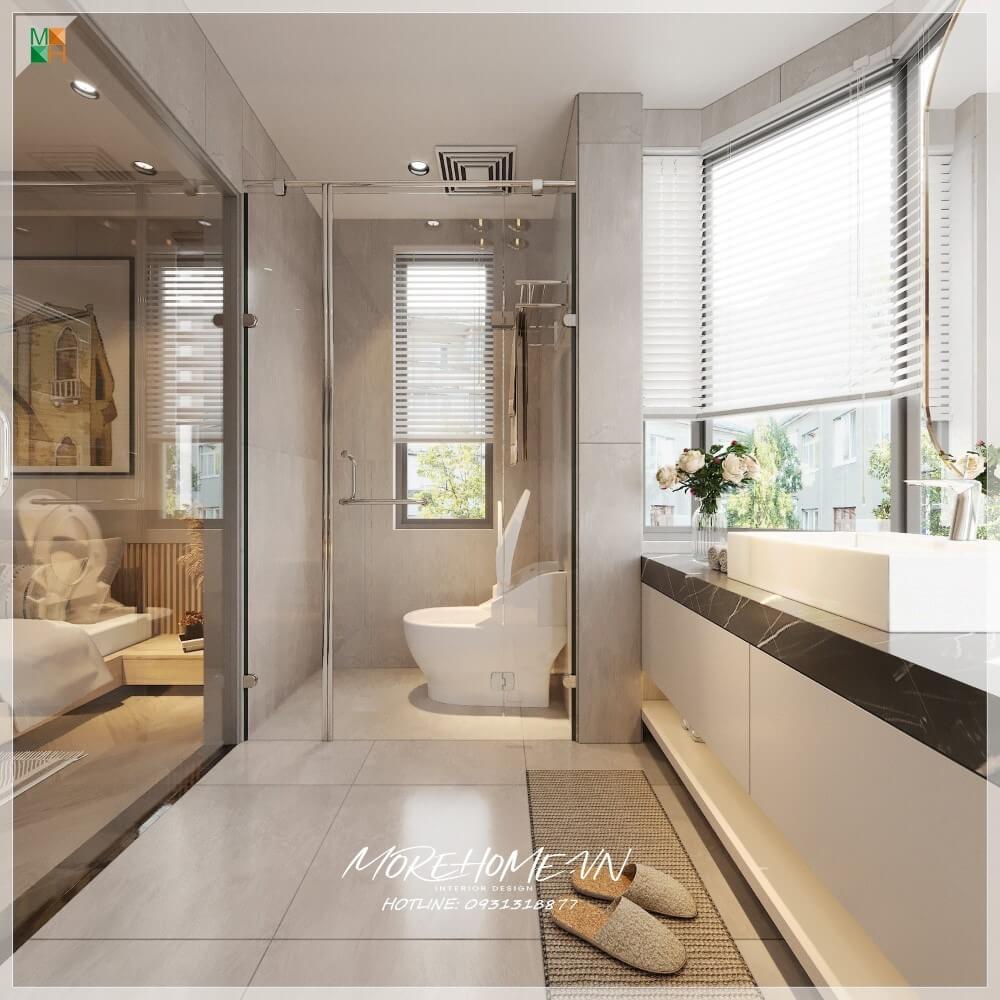 Thiết kế phòng ngủ có toilet