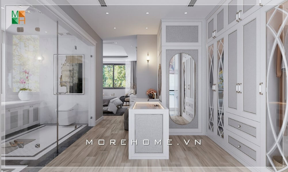 Thiết kế phòng ngủ có toilet