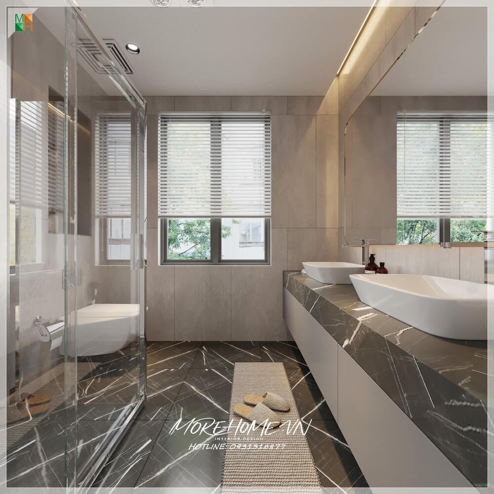Thiết kế phòng ngủ có toilet
