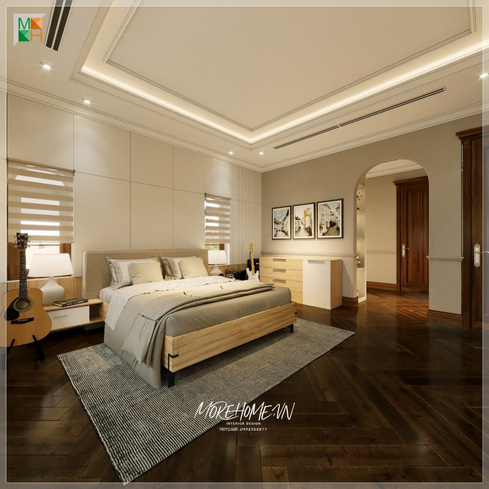 Thiết kế phòng ngủ có toilet