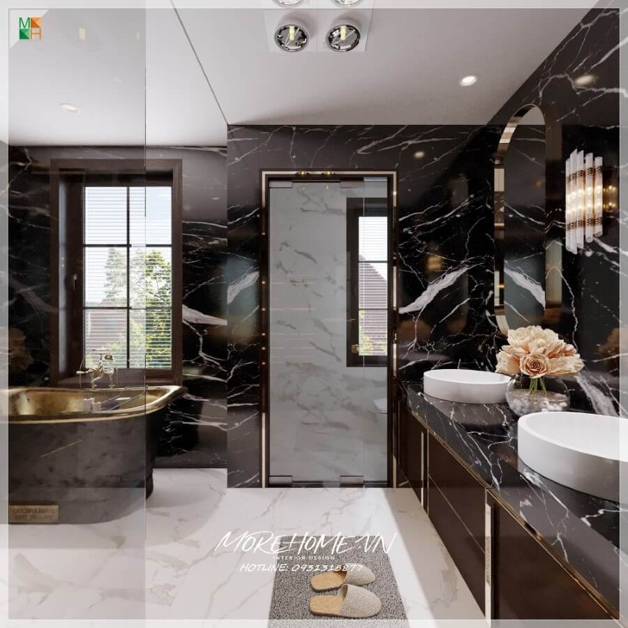 Thiết kế phòng ngủ có toilet