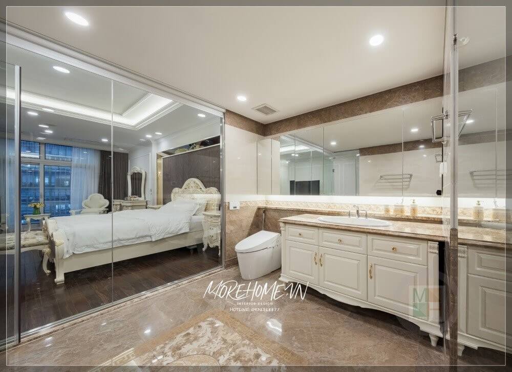 Thiết kế phòng ngủ có toilet