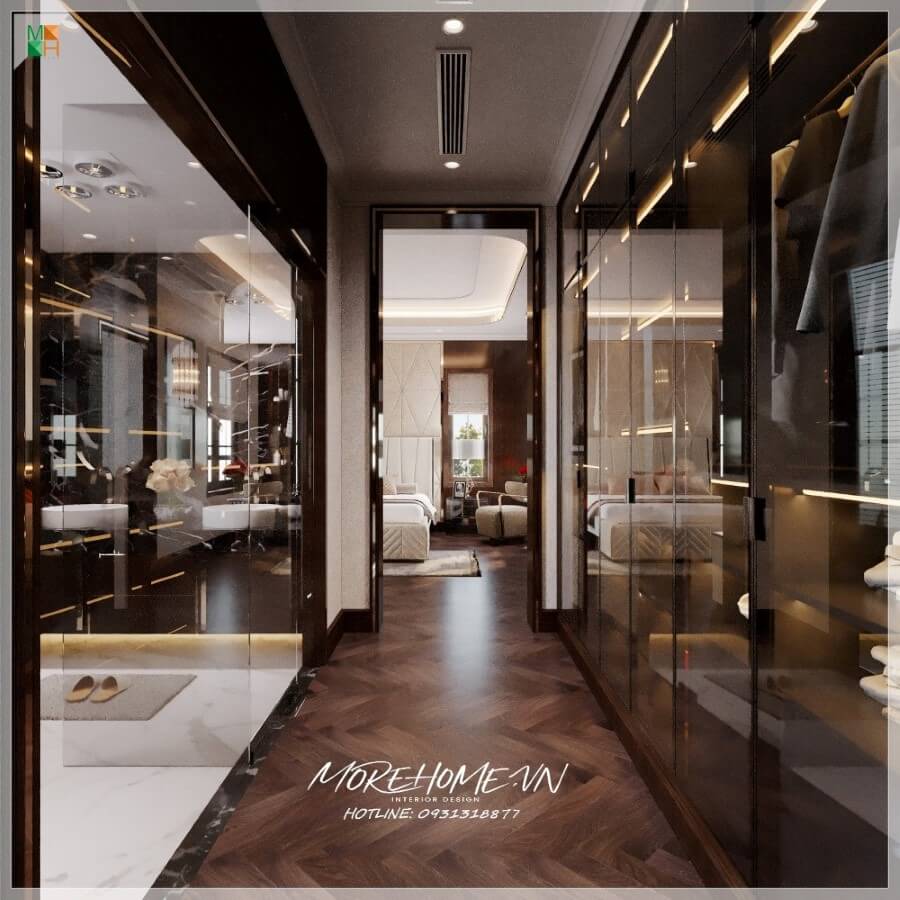 Thiết kế phòng ngủ có toilet